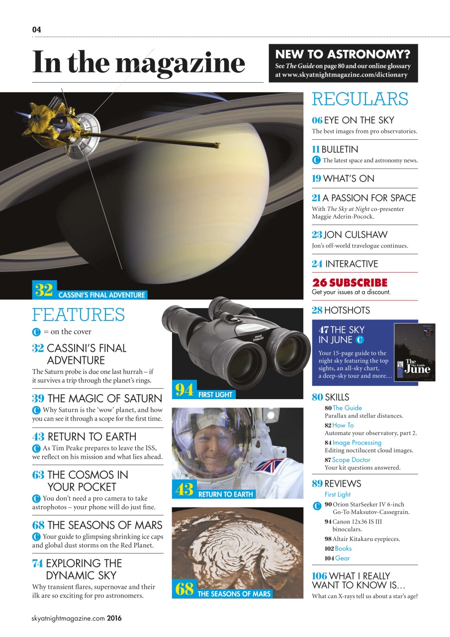 BBC Sky at Night Magazine Preview Pages