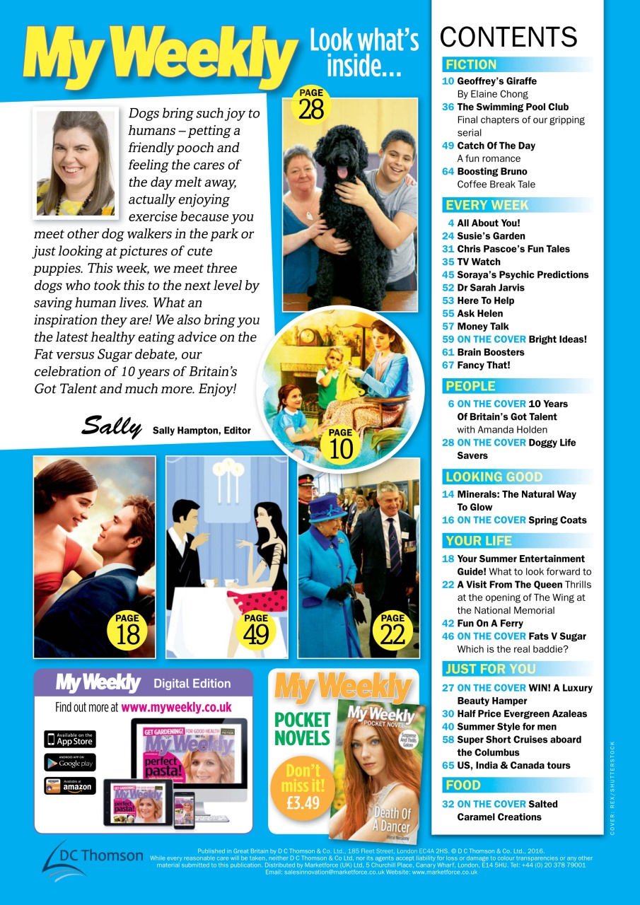 My Weekly Preview Pages