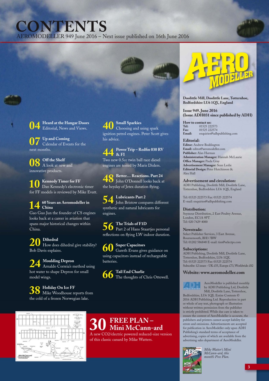 AeroModeller Preview Pages