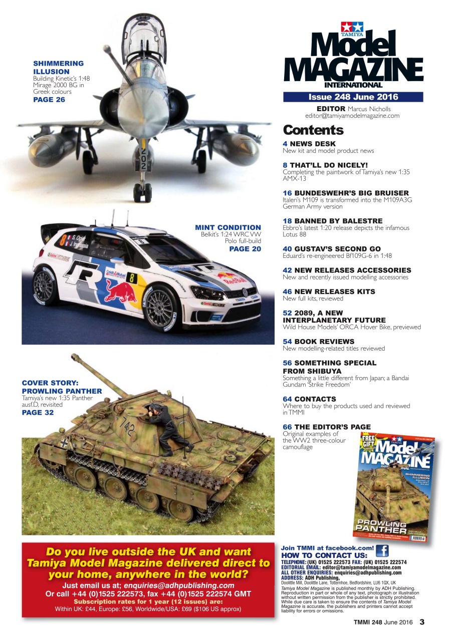 Tamiya Model Magazine Preview Pages