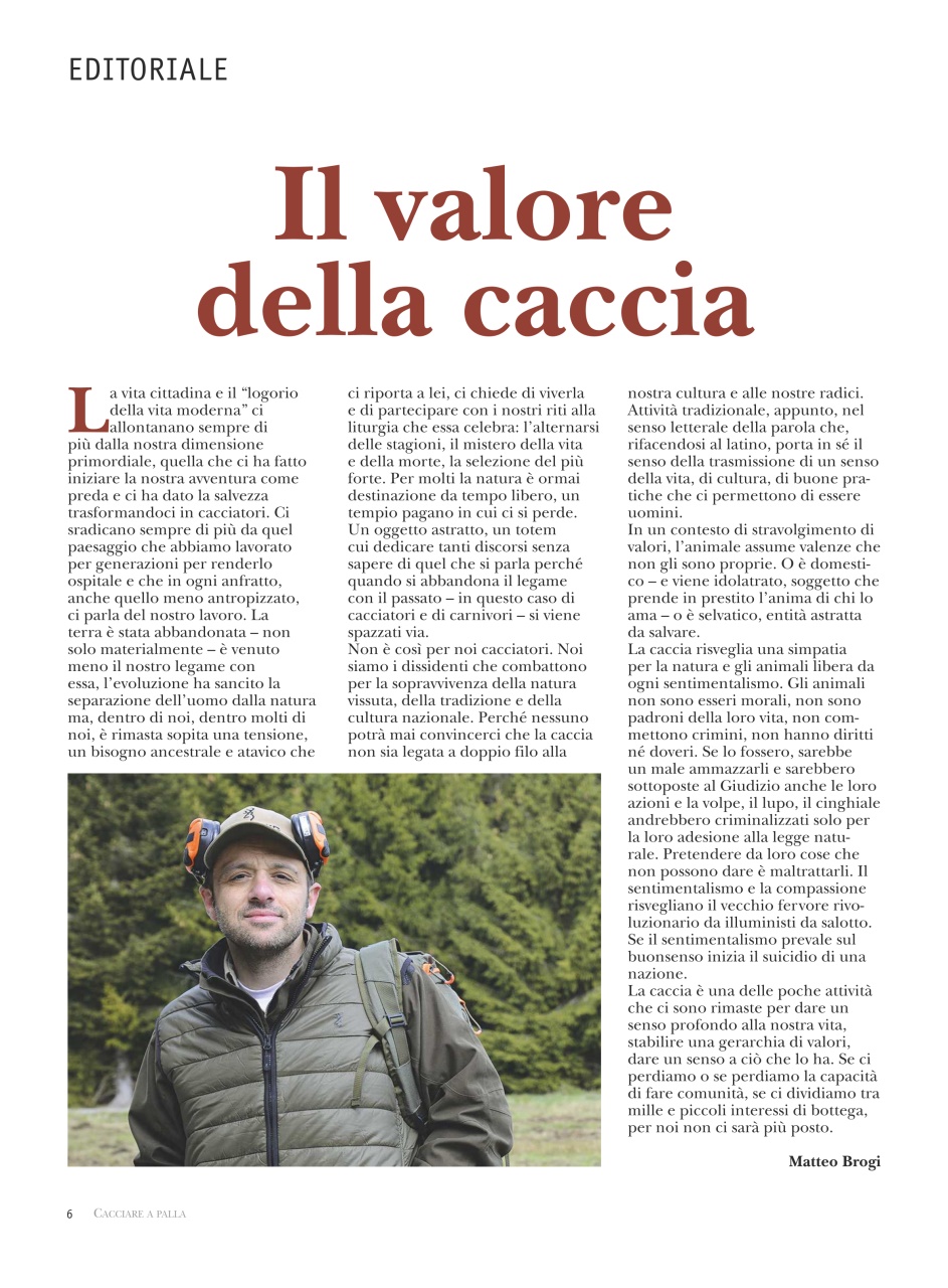 Caccia Magazine Preview Pages