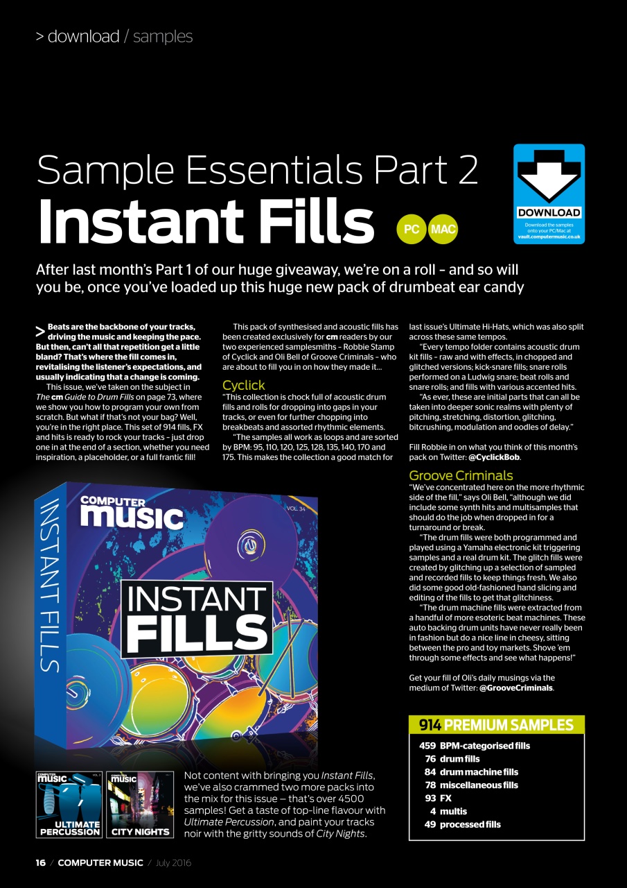 Computer Music Preview Pages