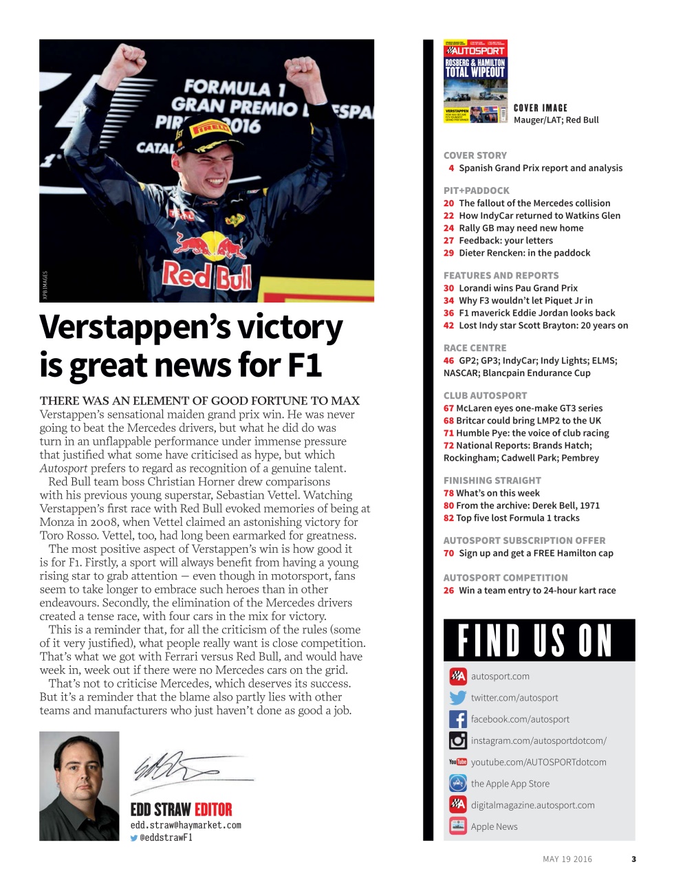 Autosport Preview Pages