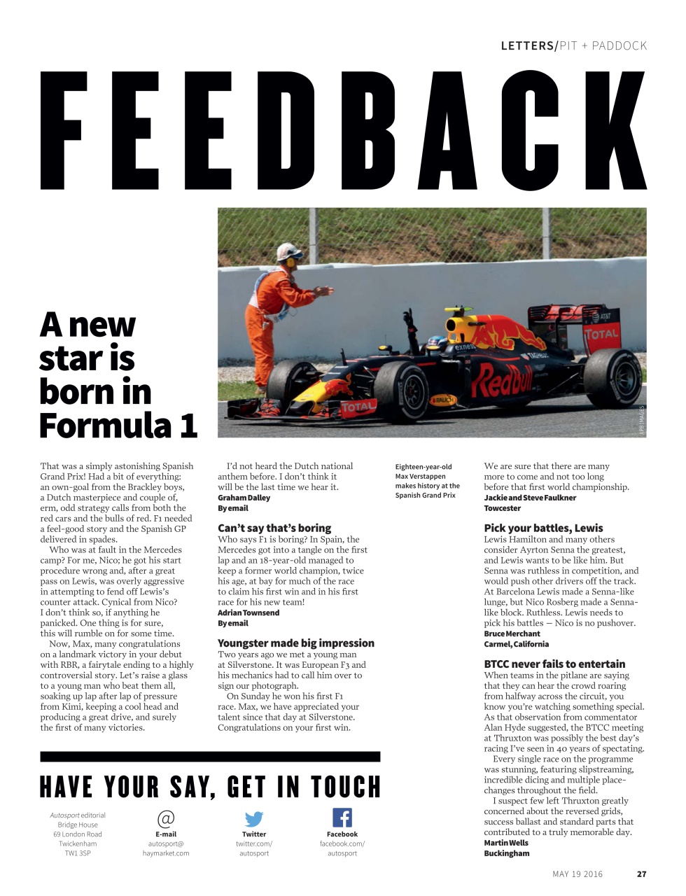 Autosport Preview Pages