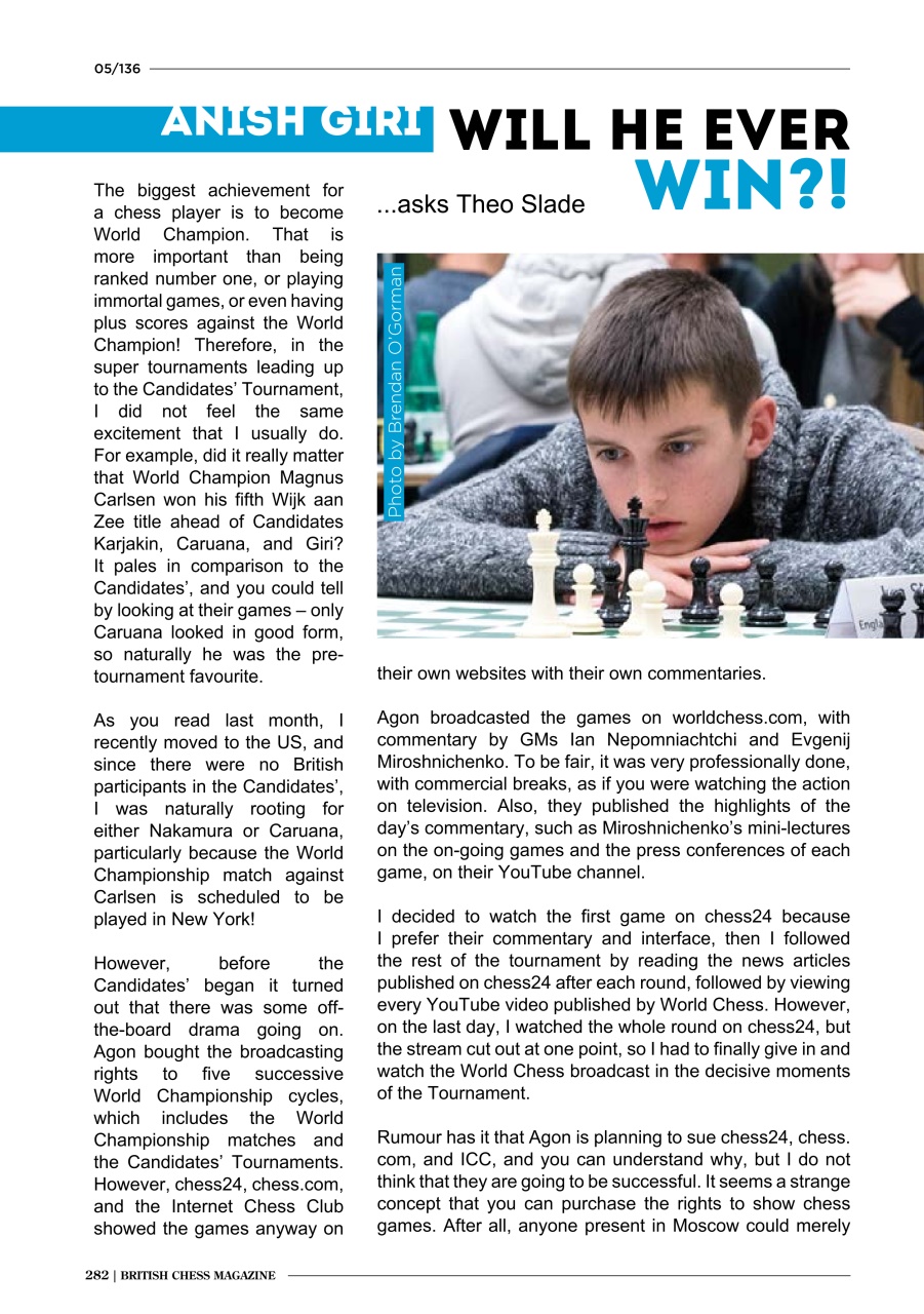 British Chess Magazine Preview Pages