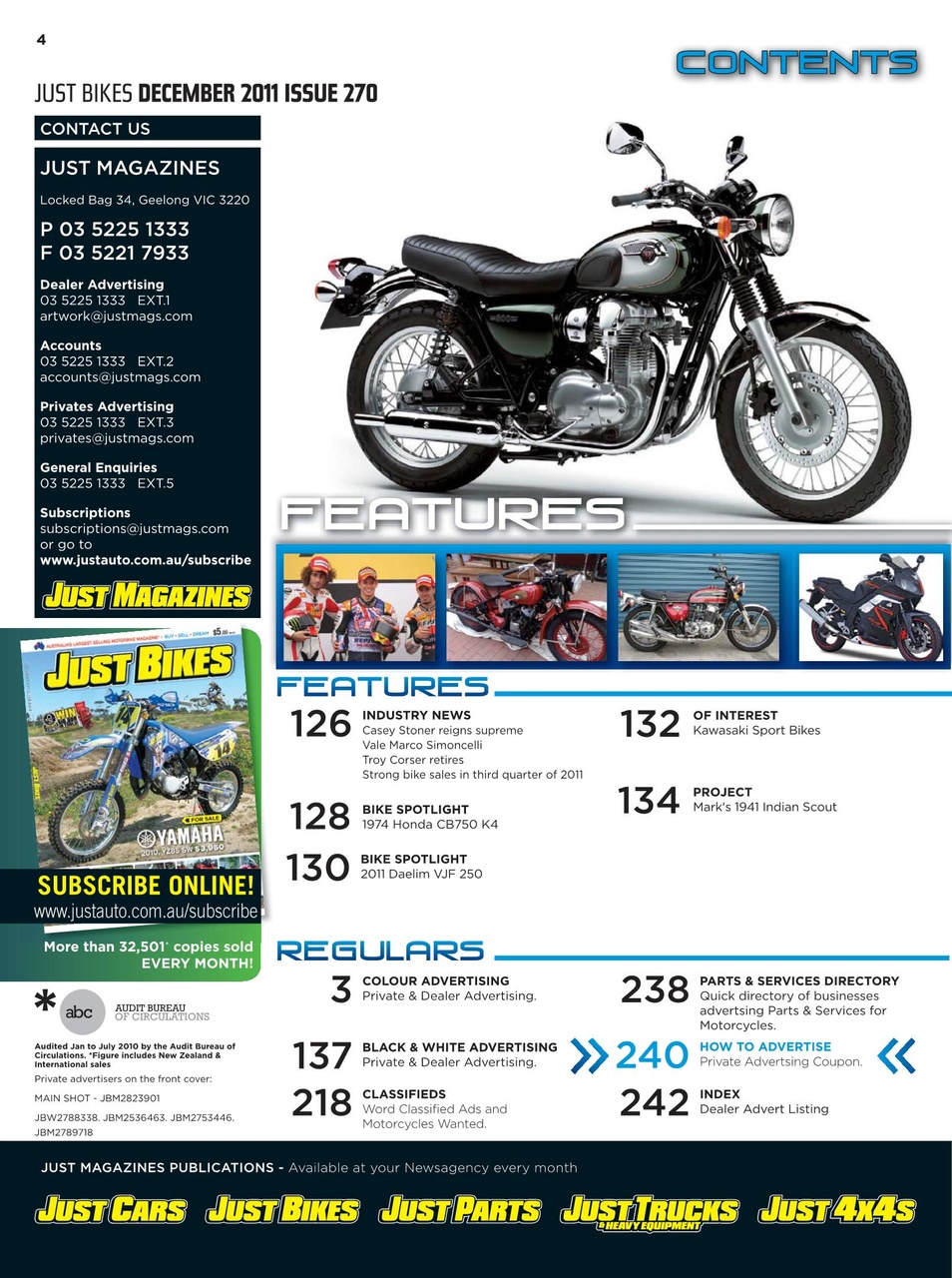 JUST BIKES Preview Pages