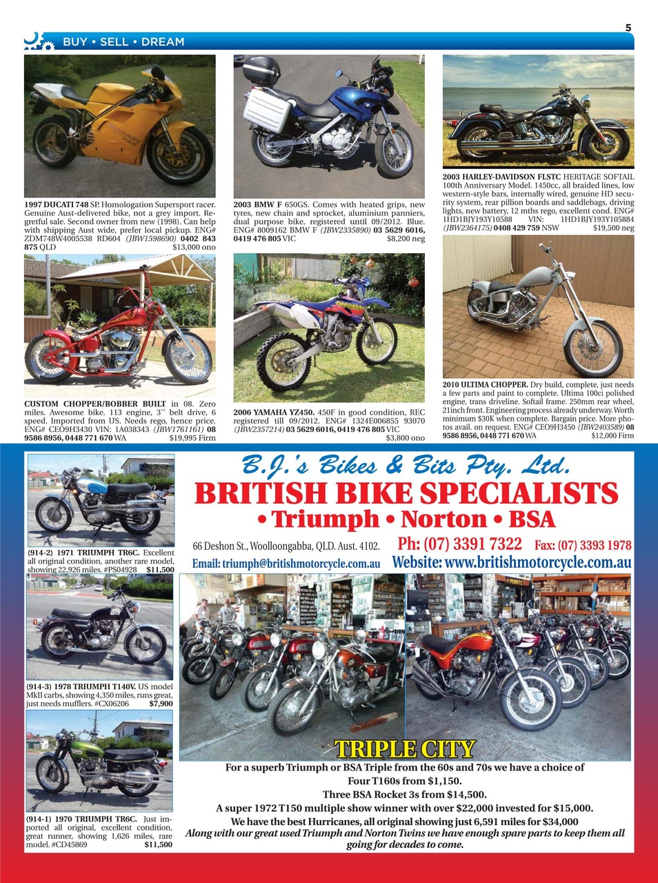JUST BIKES Preview Pages