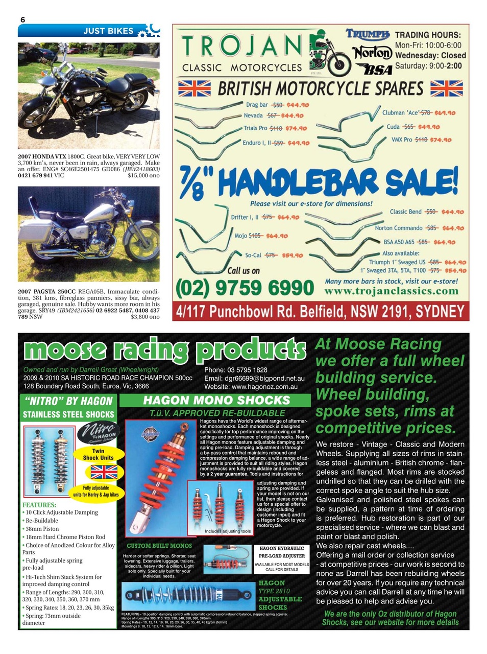 JUST BIKES Preview Pages