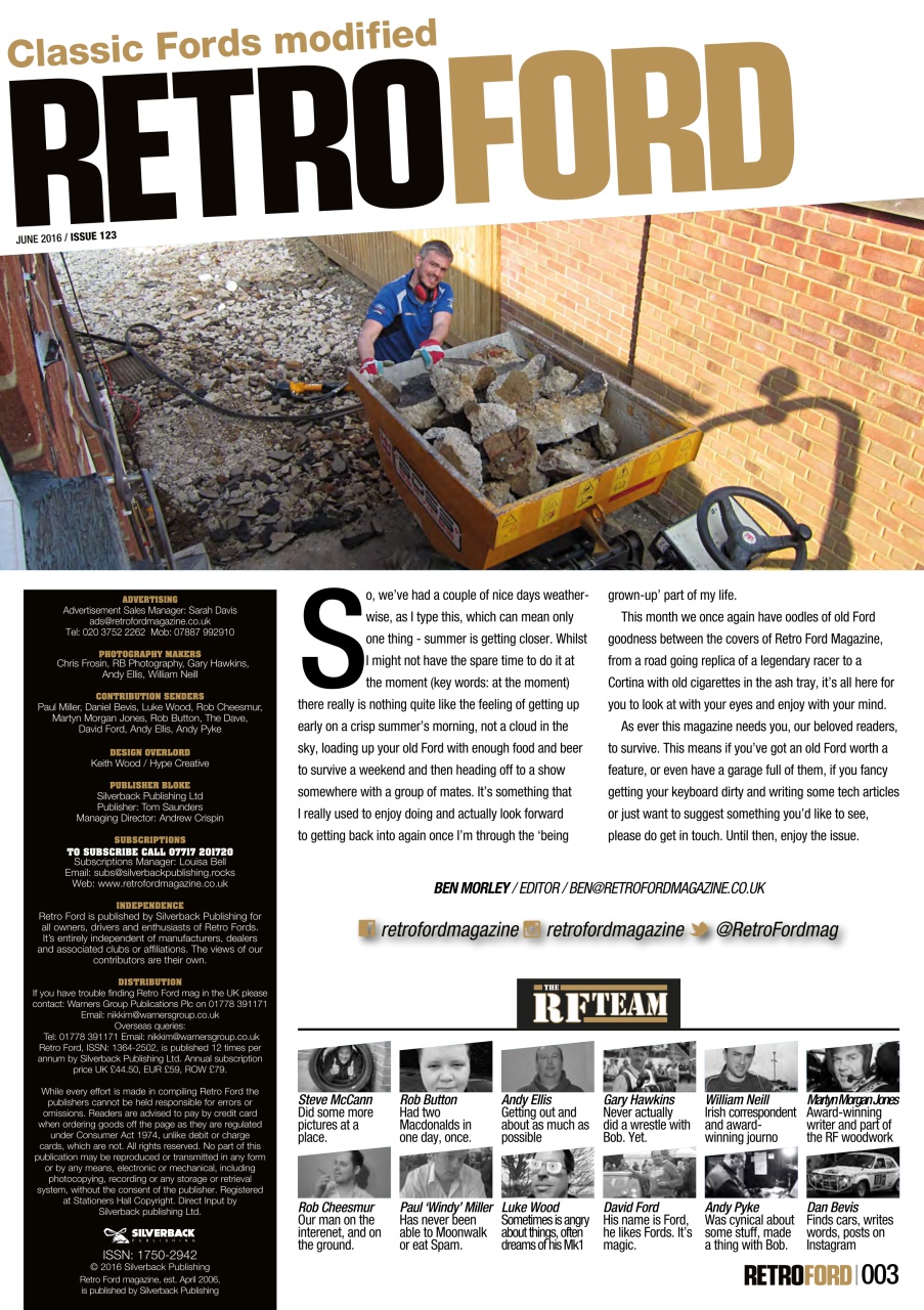 Retro Ford Preview Pages