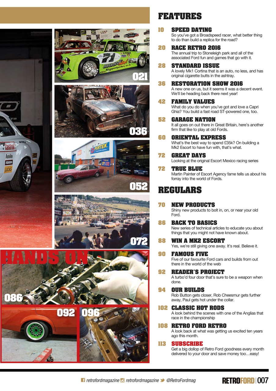 Retro Ford Preview Pages