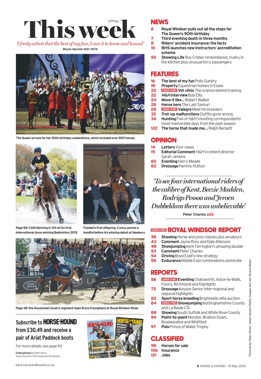 Horse & Hound Preview Pages