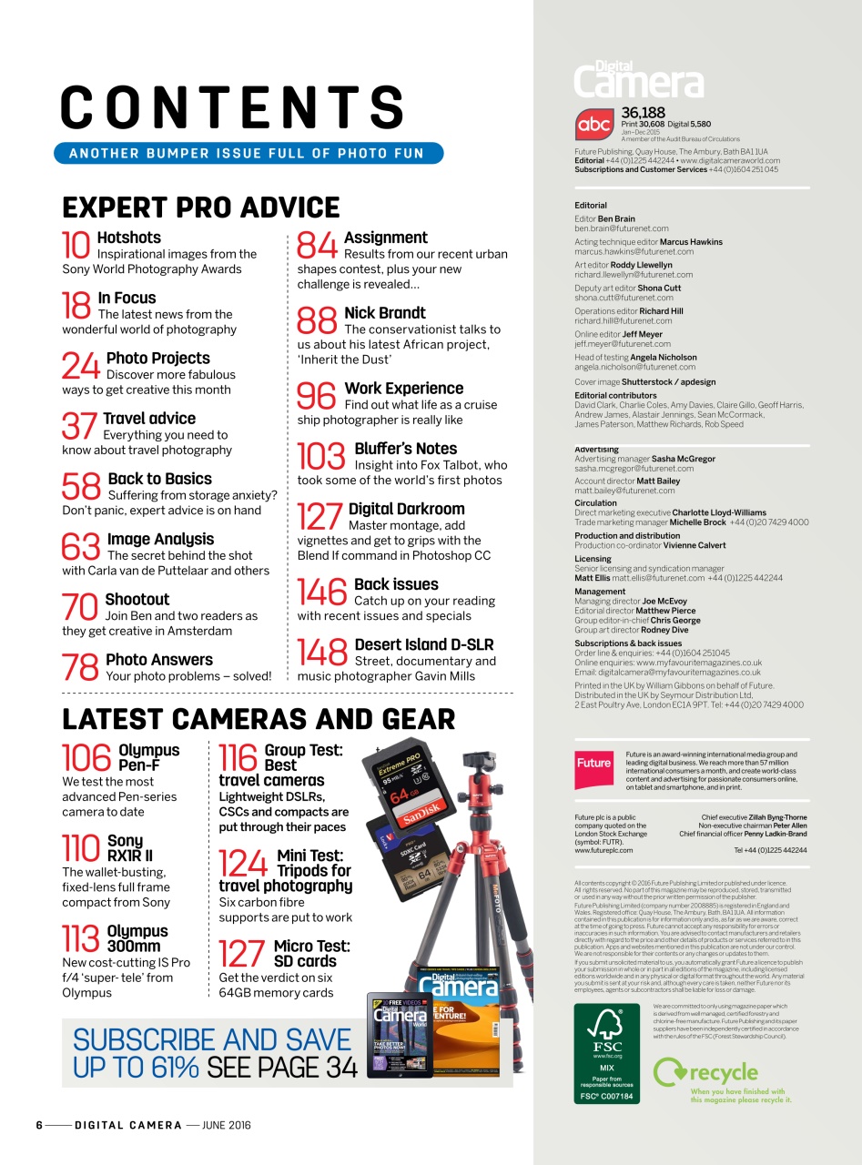 Digital Camera Magazine Preview Pages