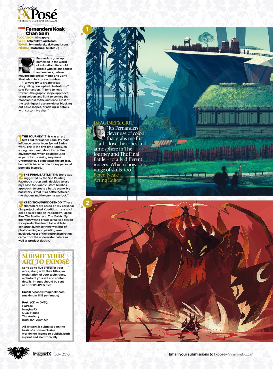 ImagineFX Preview Pages