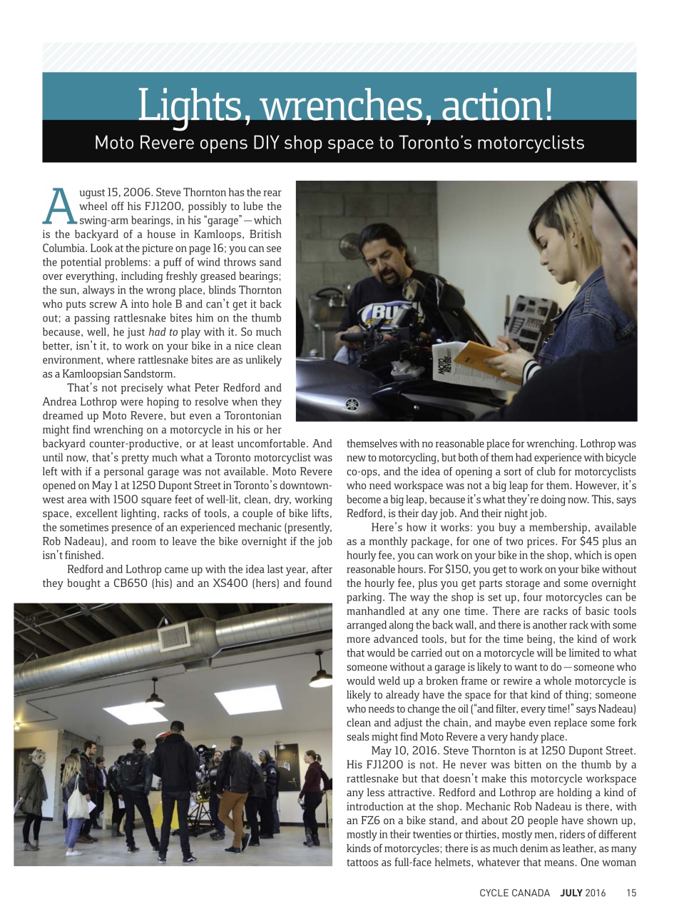 Cycle Canada Preview Pages