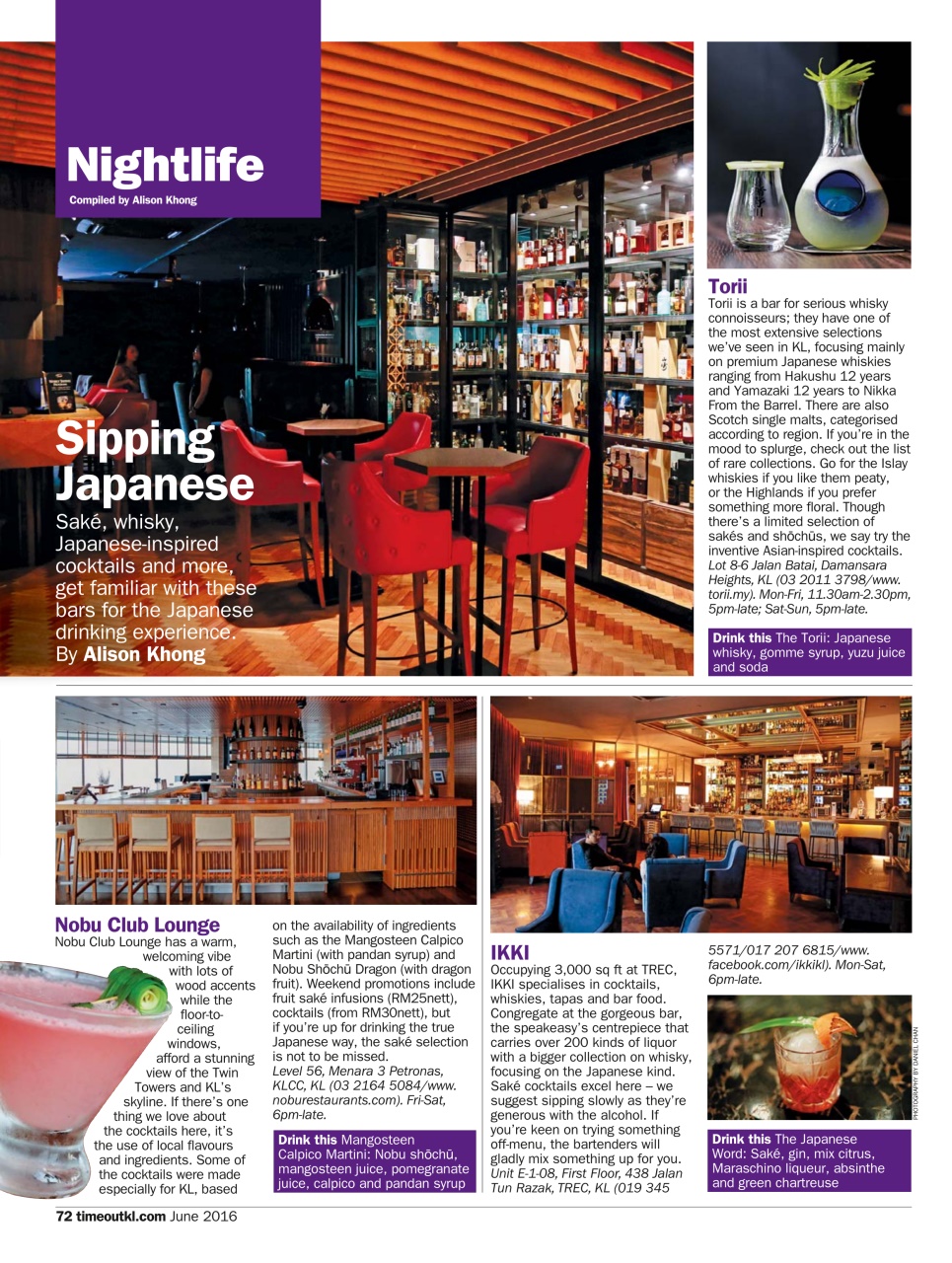 Time Out Kuala Lumpur Preview Pages