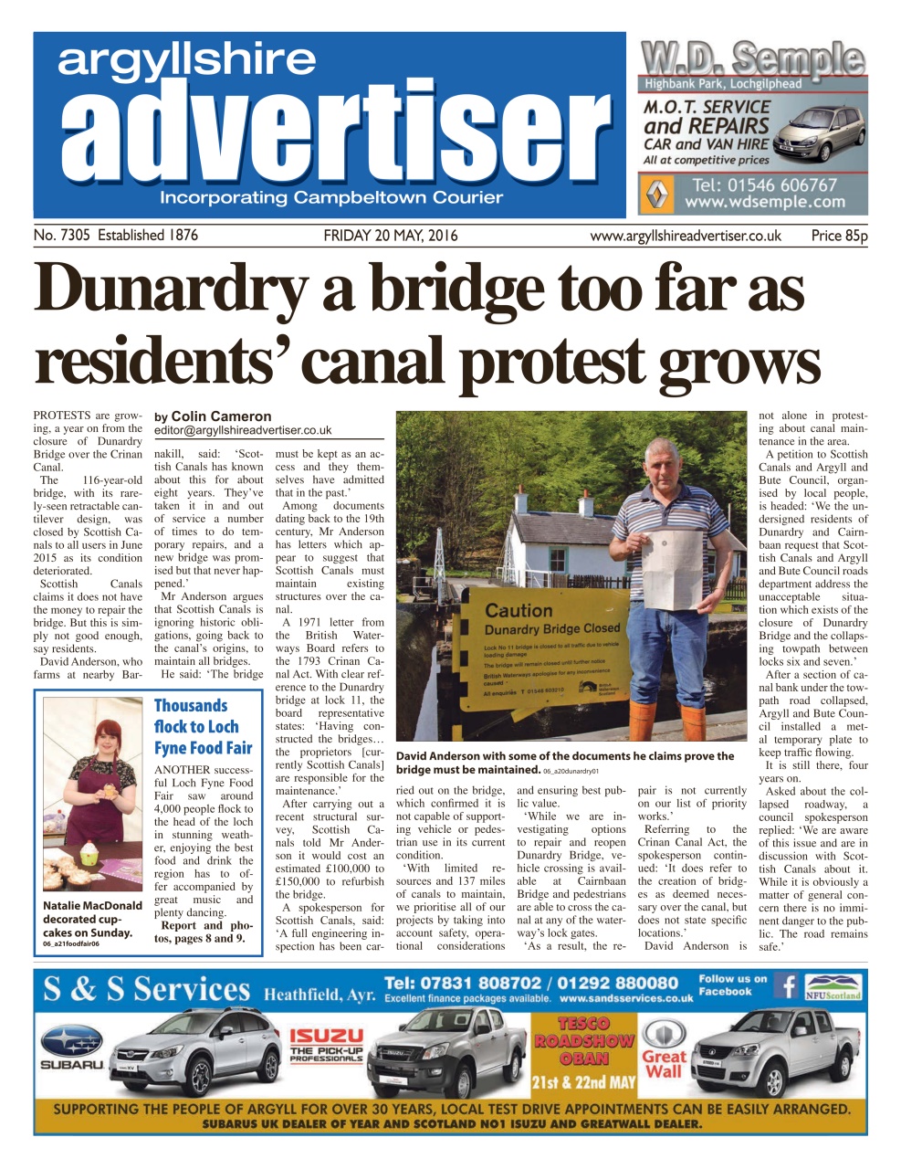 Argyllshire Advertiser Preview Pages