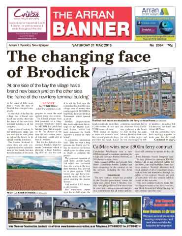Arran Banner issue 21st May 2016