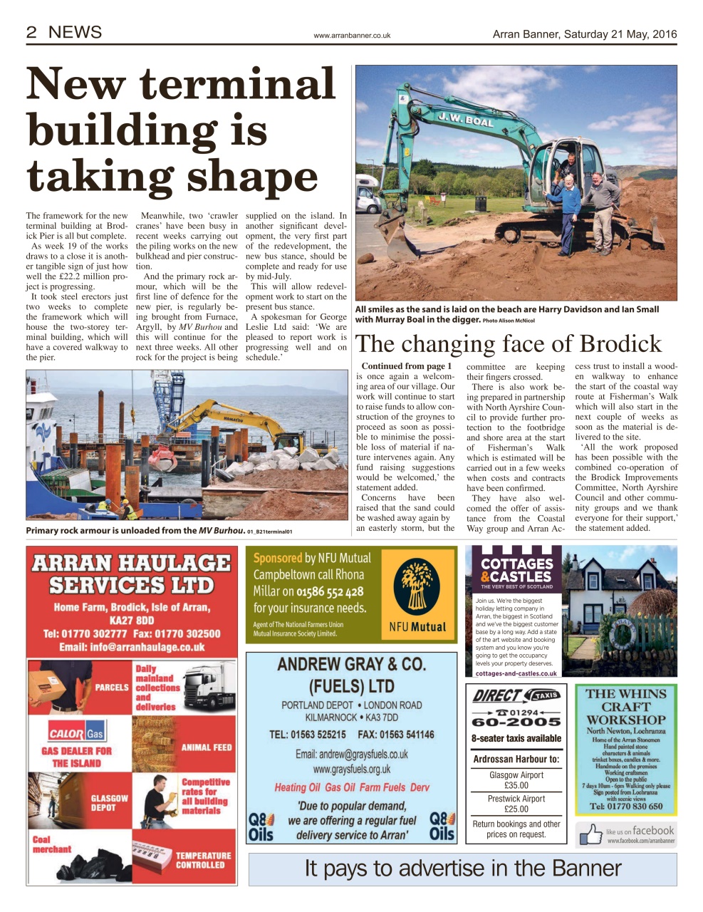 Arran Banner Preview Pages