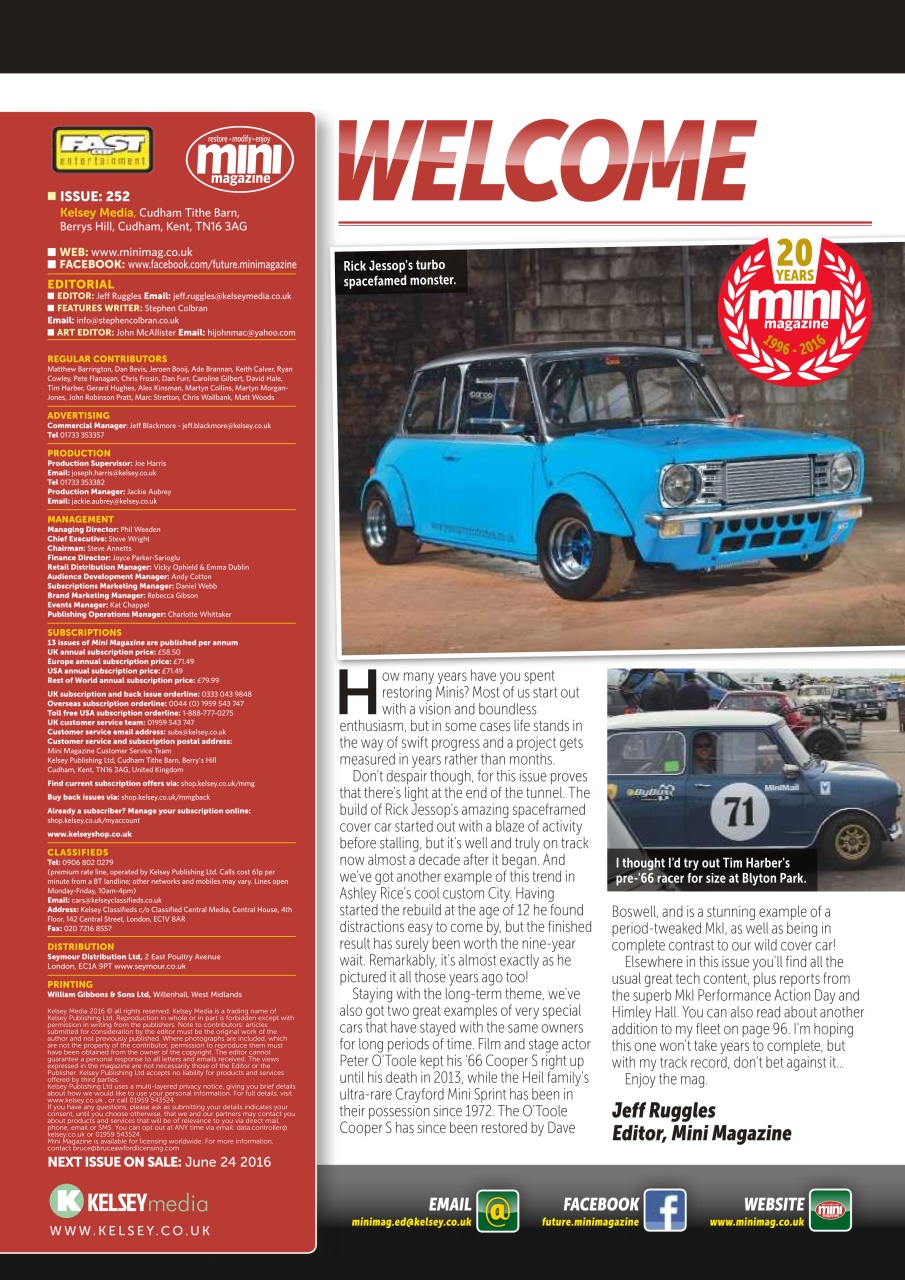 Mini Magazine Preview Pages