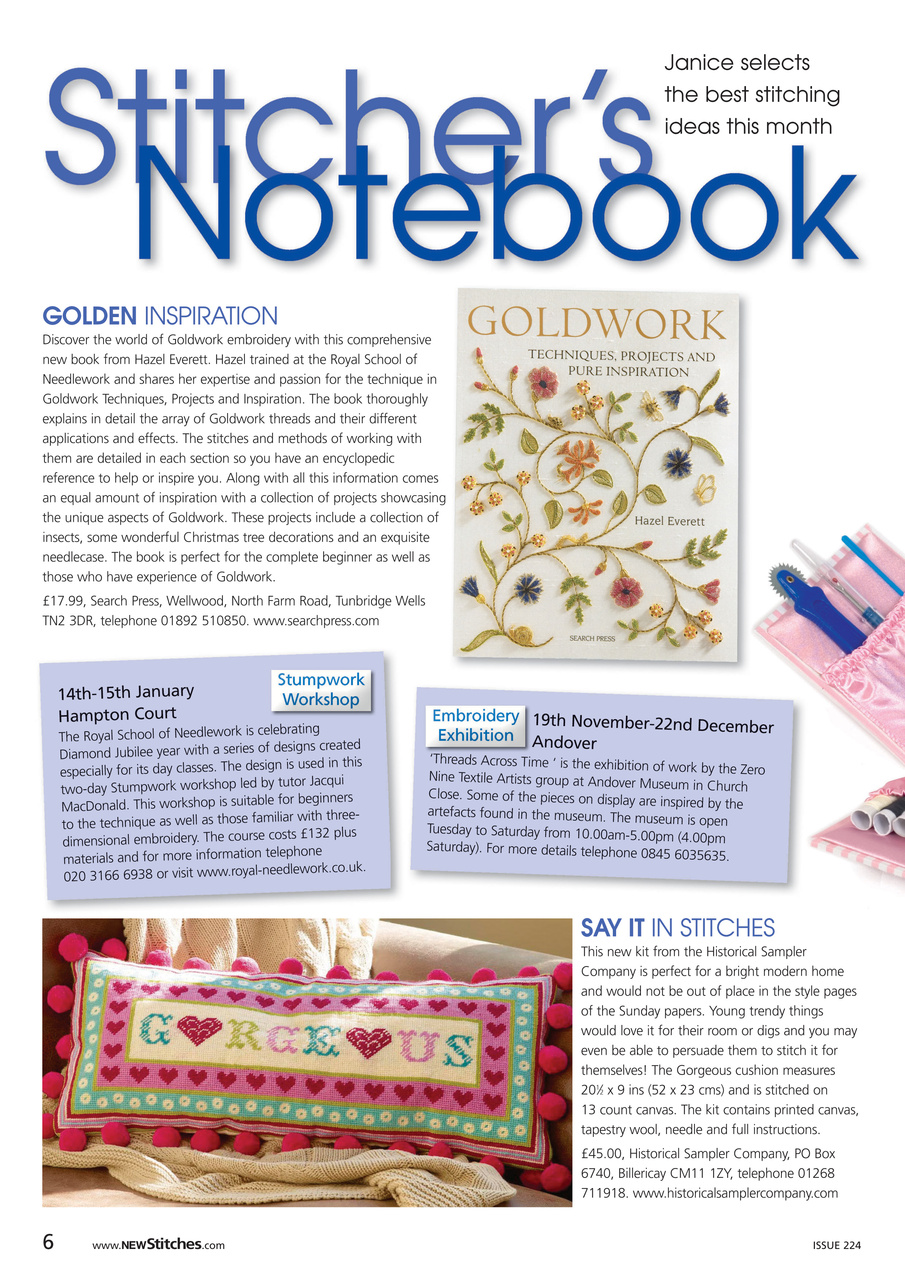 New Stitches Preview Pages