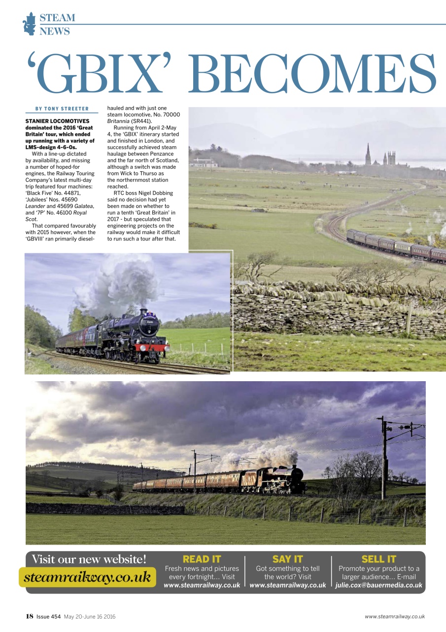 Steam Railway Preview Pages