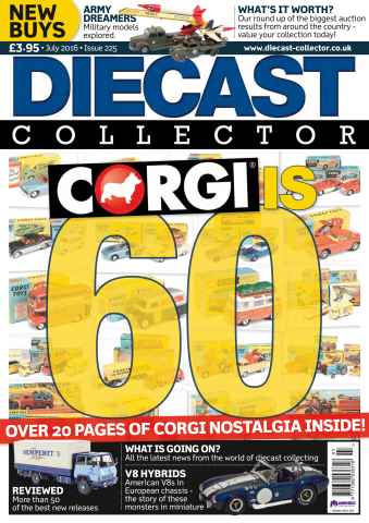Diecast Collector issue July 2016 – Corgi Special