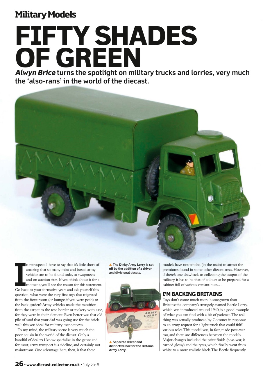 Diecast Collector Preview Pages