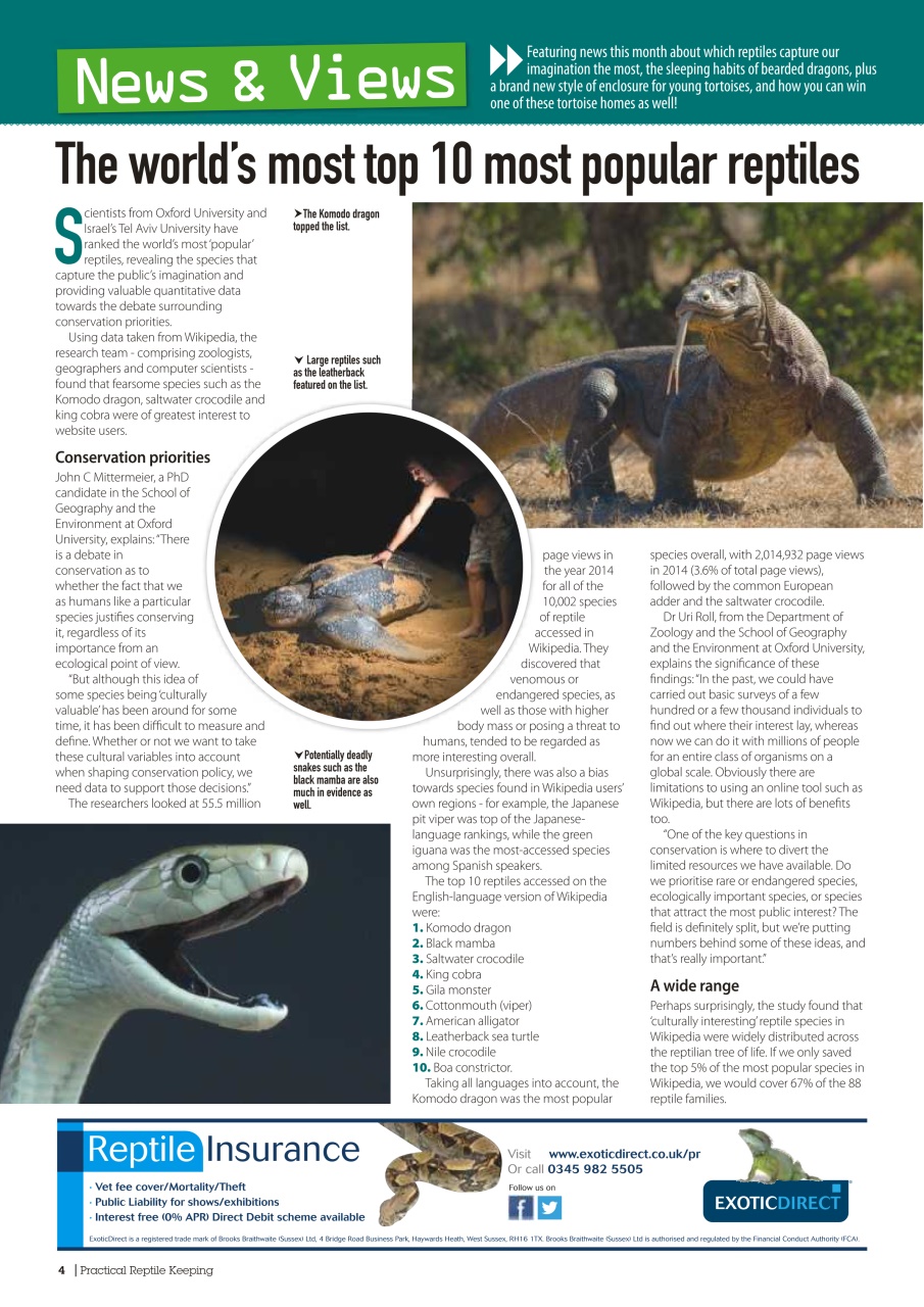 Practical Reptile Keeping Preview Pages