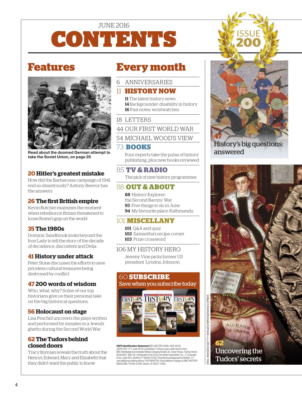History Extra Magazine Preview Pages