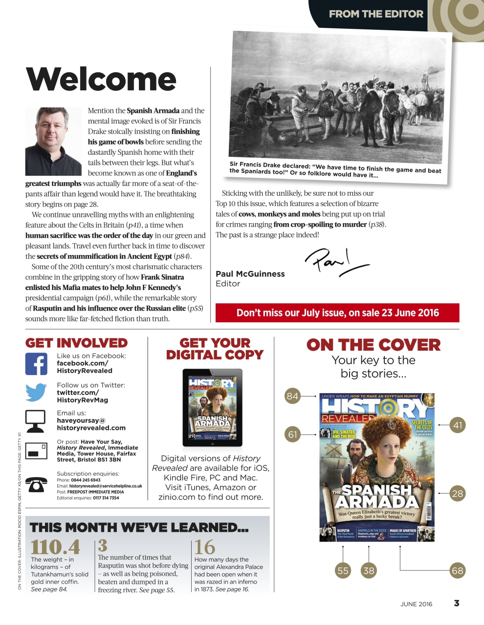 BBC History Revealed Magazine Preview Pages