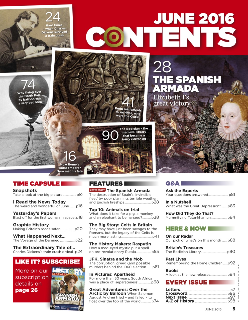 BBC History Revealed Magazine Preview Pages