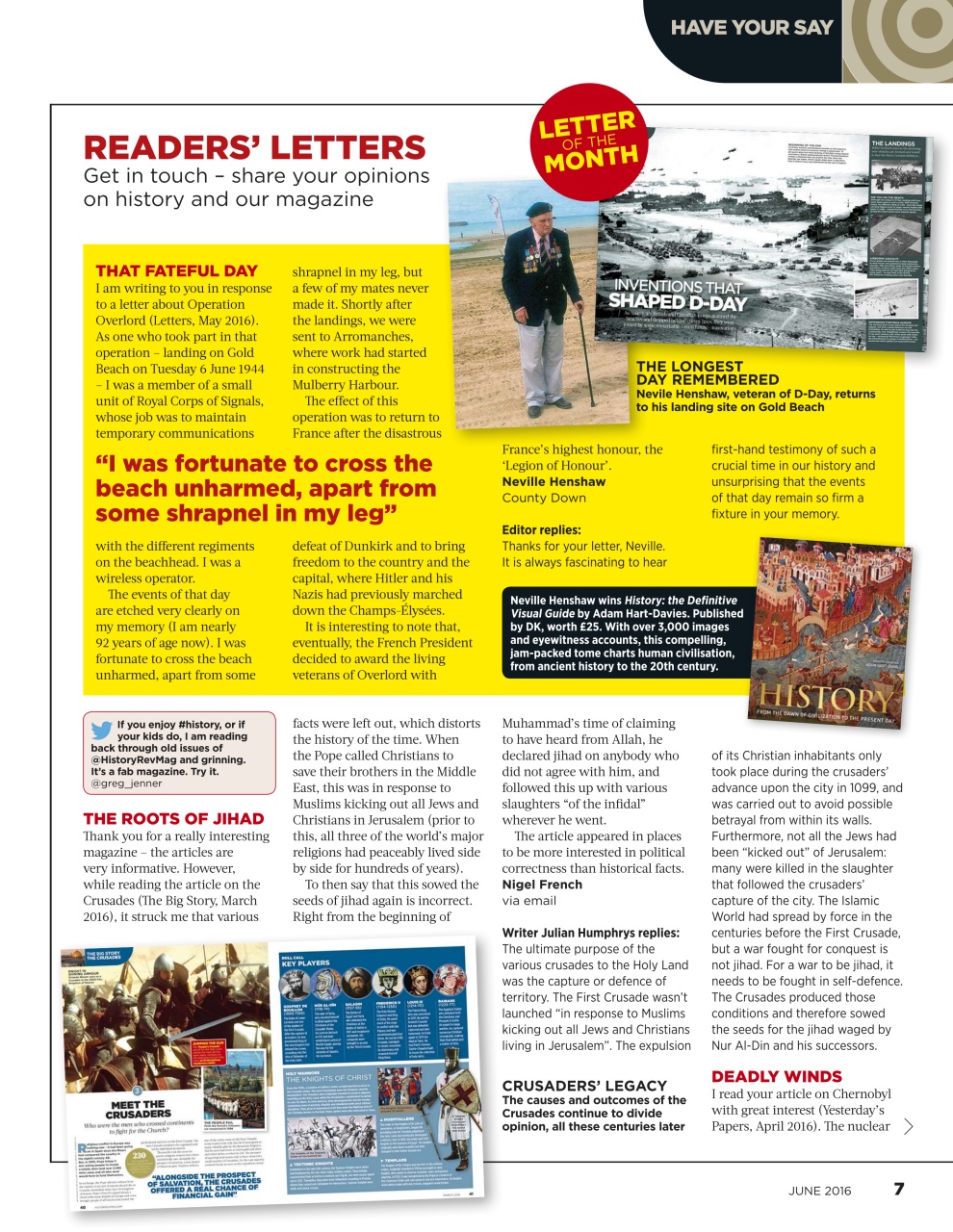 BBC History Revealed Magazine Preview Pages