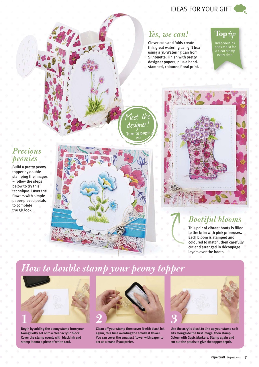 Papercraft Inspirations Preview Pages