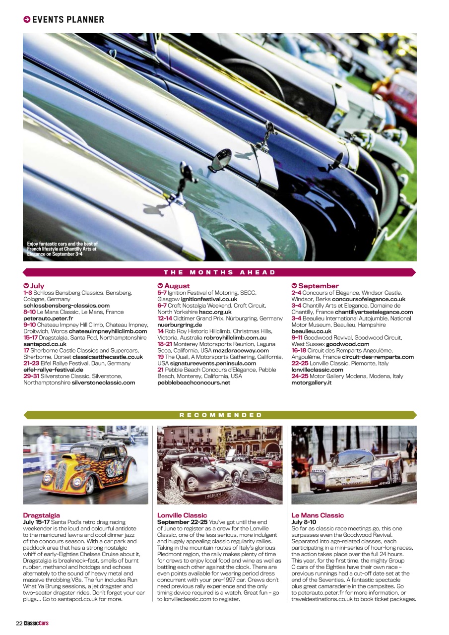 Classic Cars Preview Pages