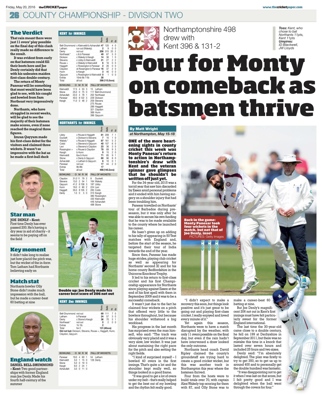 The Cricket Paper Preview Pages