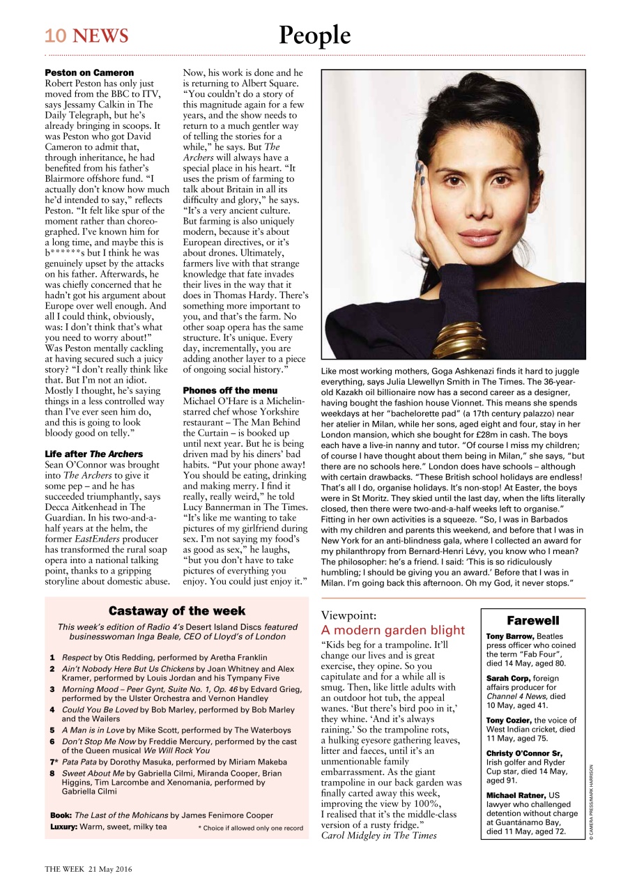 The Week Preview Pages