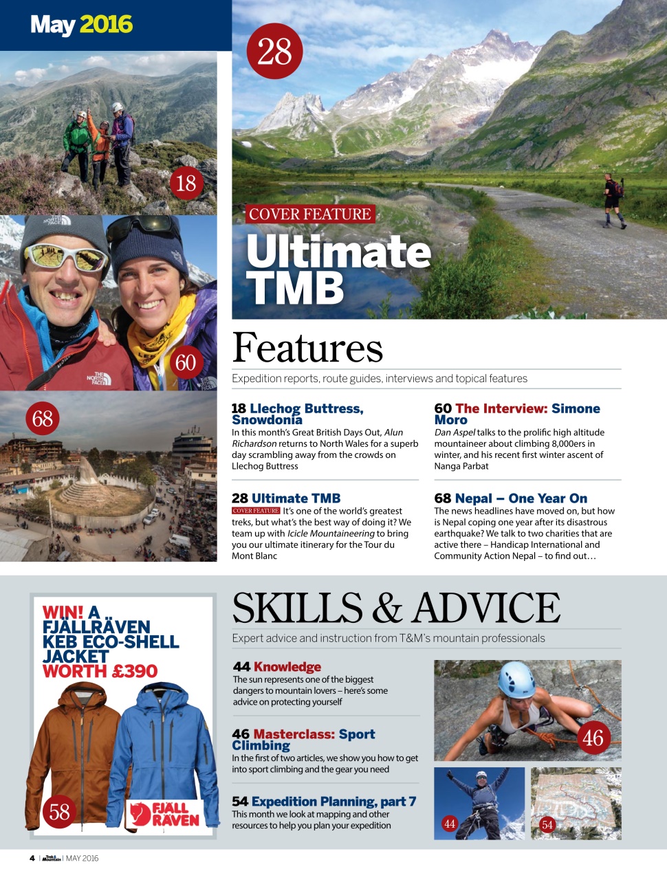 Trek & Mountain Magazine Preview Pages