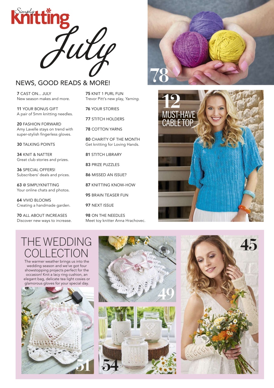 Simply Knitting Preview Pages