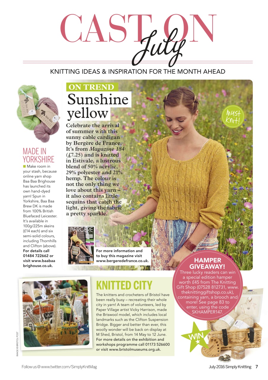 Simply Knitting Preview Pages