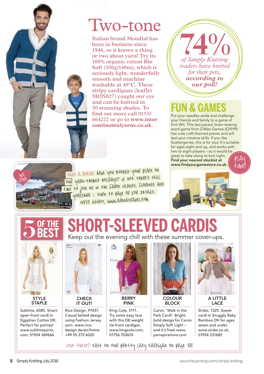 Simply Knitting Preview Pages