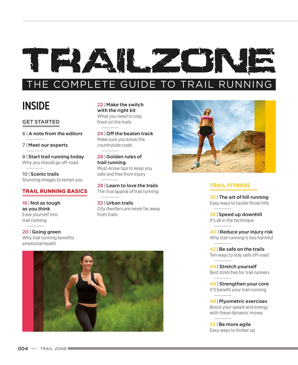 Women’s Running Preview Pages