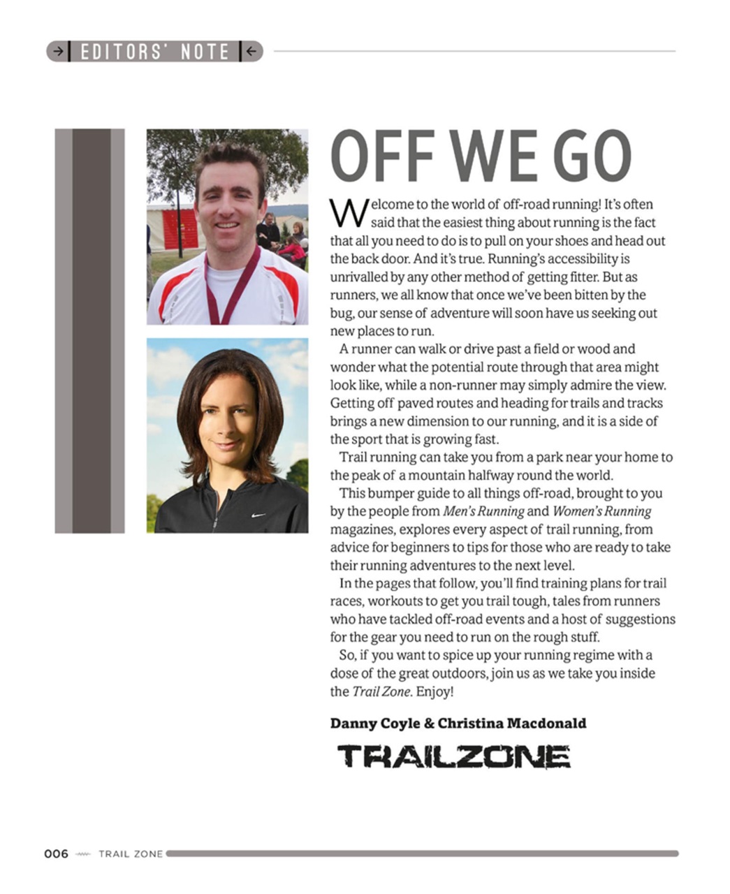 Women’s Running Preview Pages