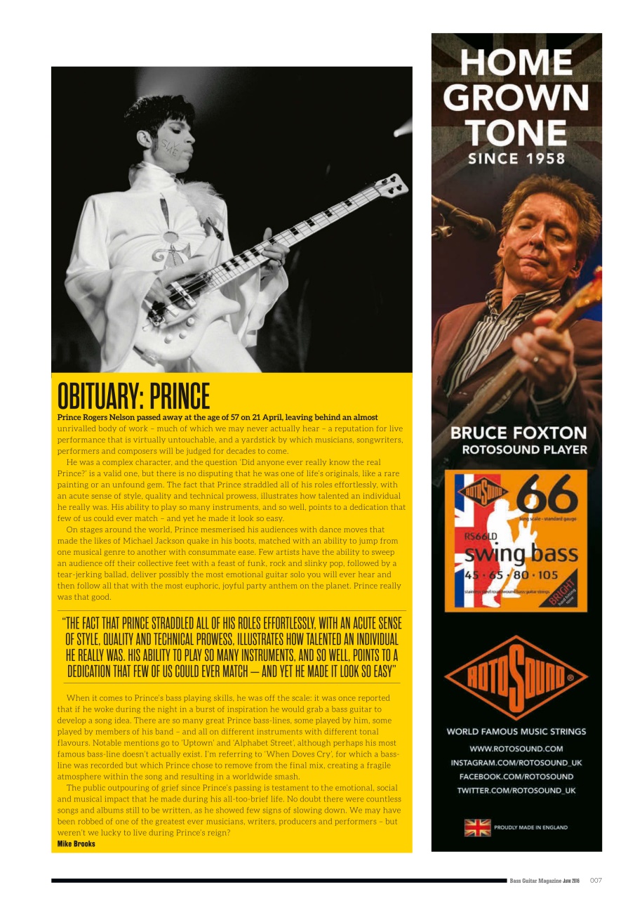 Bass Player UK Preview Pages