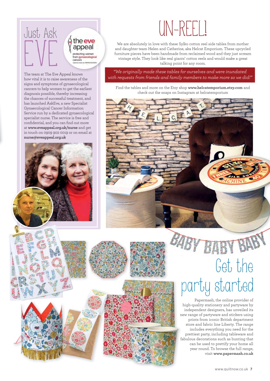 Quilt Now Preview Pages