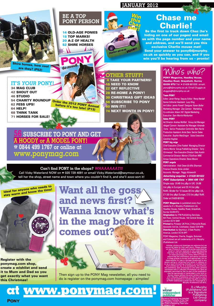 Pony Magazine Preview Pages