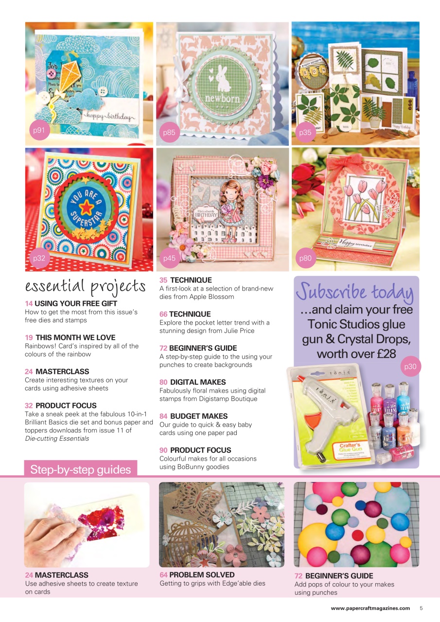 Papercraft Essentials Preview Pages