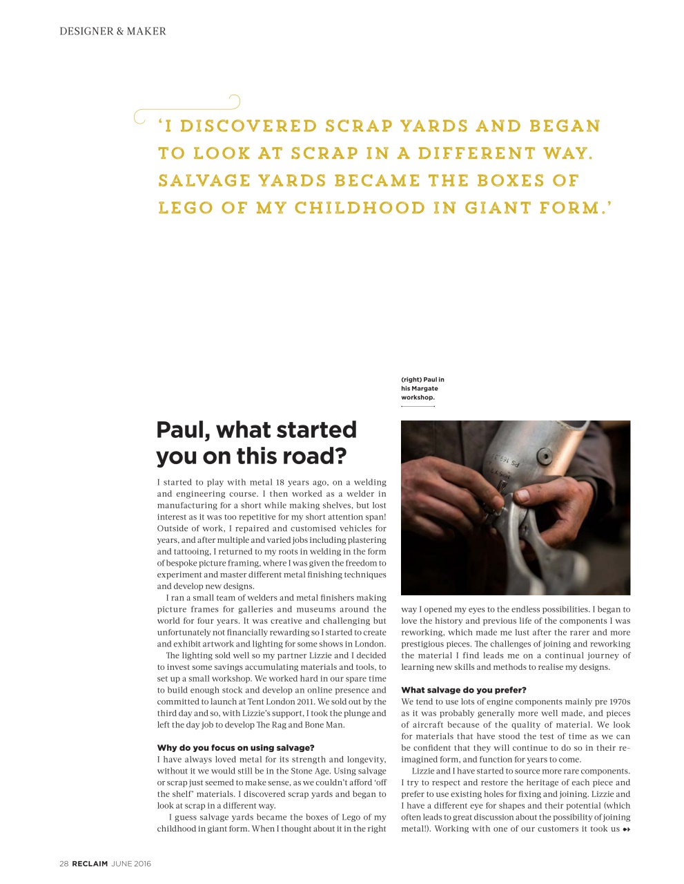 Reclaim Preview Pages