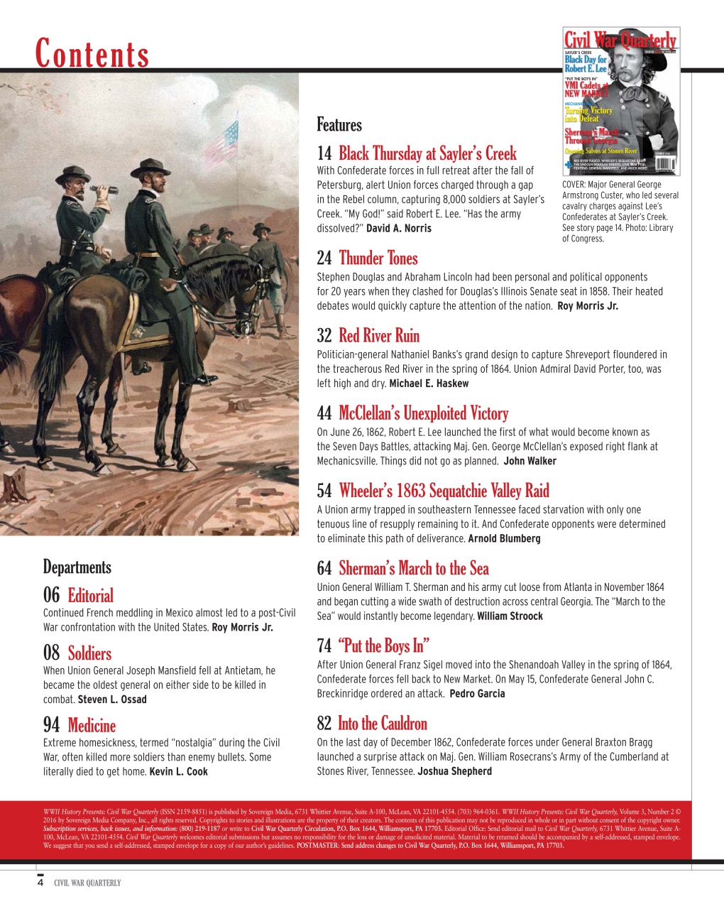 Civil War Quarterly Preview Pages