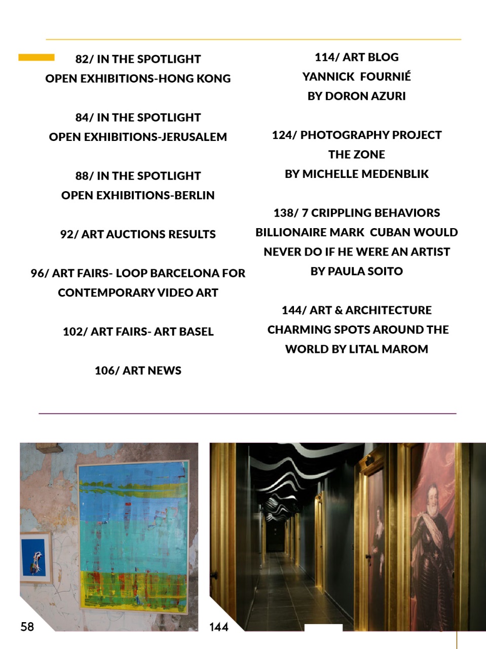 Art Market Magazine Preview Pages
