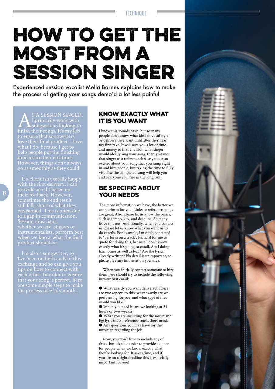 Songwriting Magazine Preview Pages
